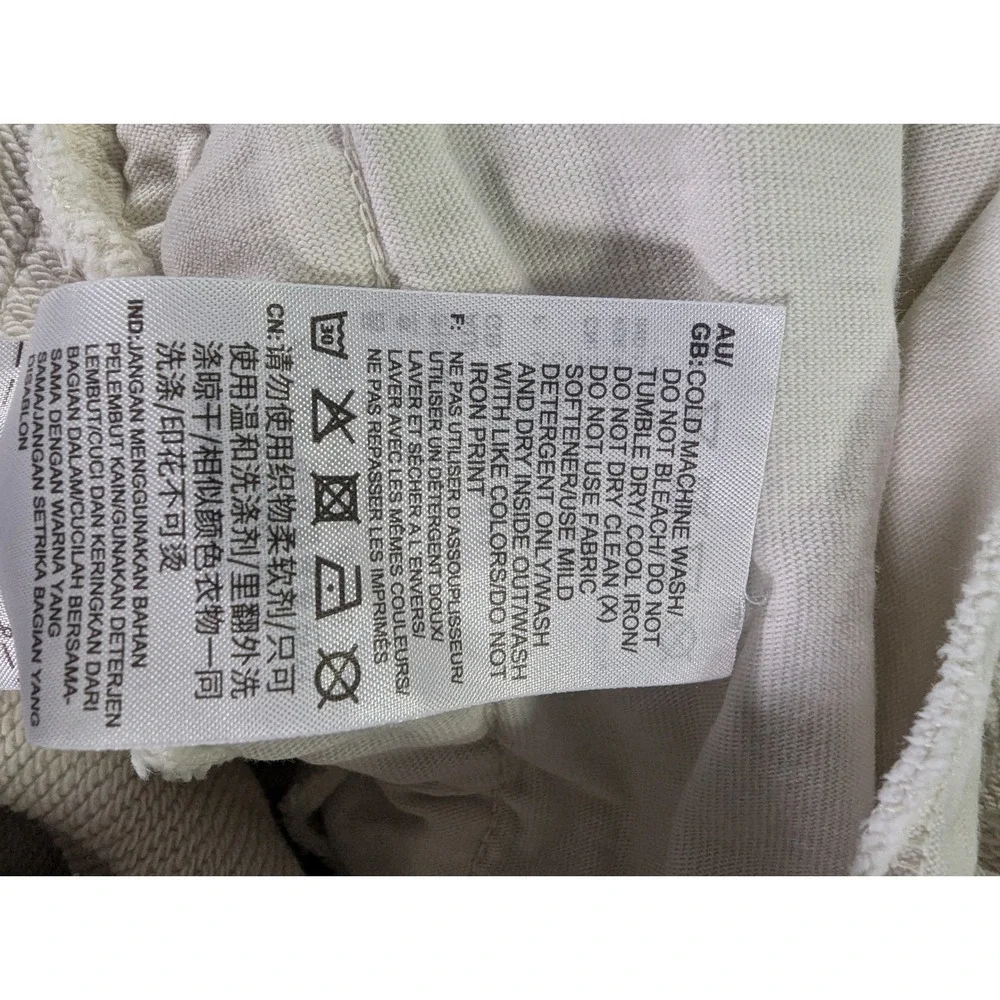 Adidas x Andre Saraiva Shorts Mens Small Cream Off White HK5221 Graphic Cotton